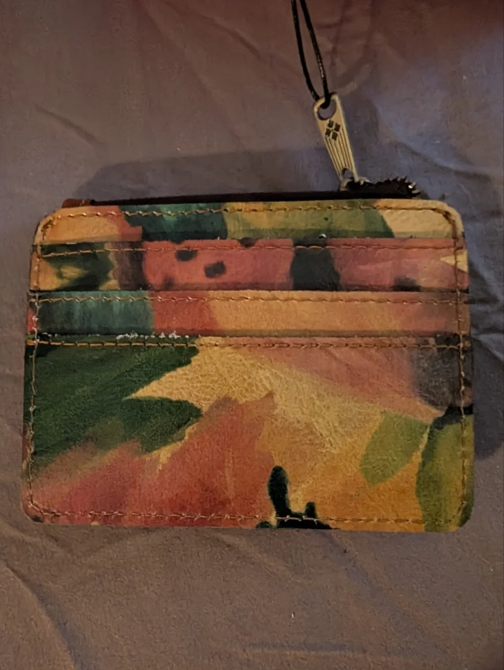 Patricia Nash Cassis in Watercolor Butterfly Small Folding Card Wallet